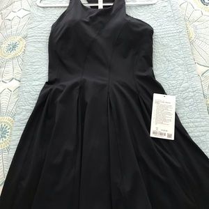 Lululemon Court Crush tennis dress size 10 BLK